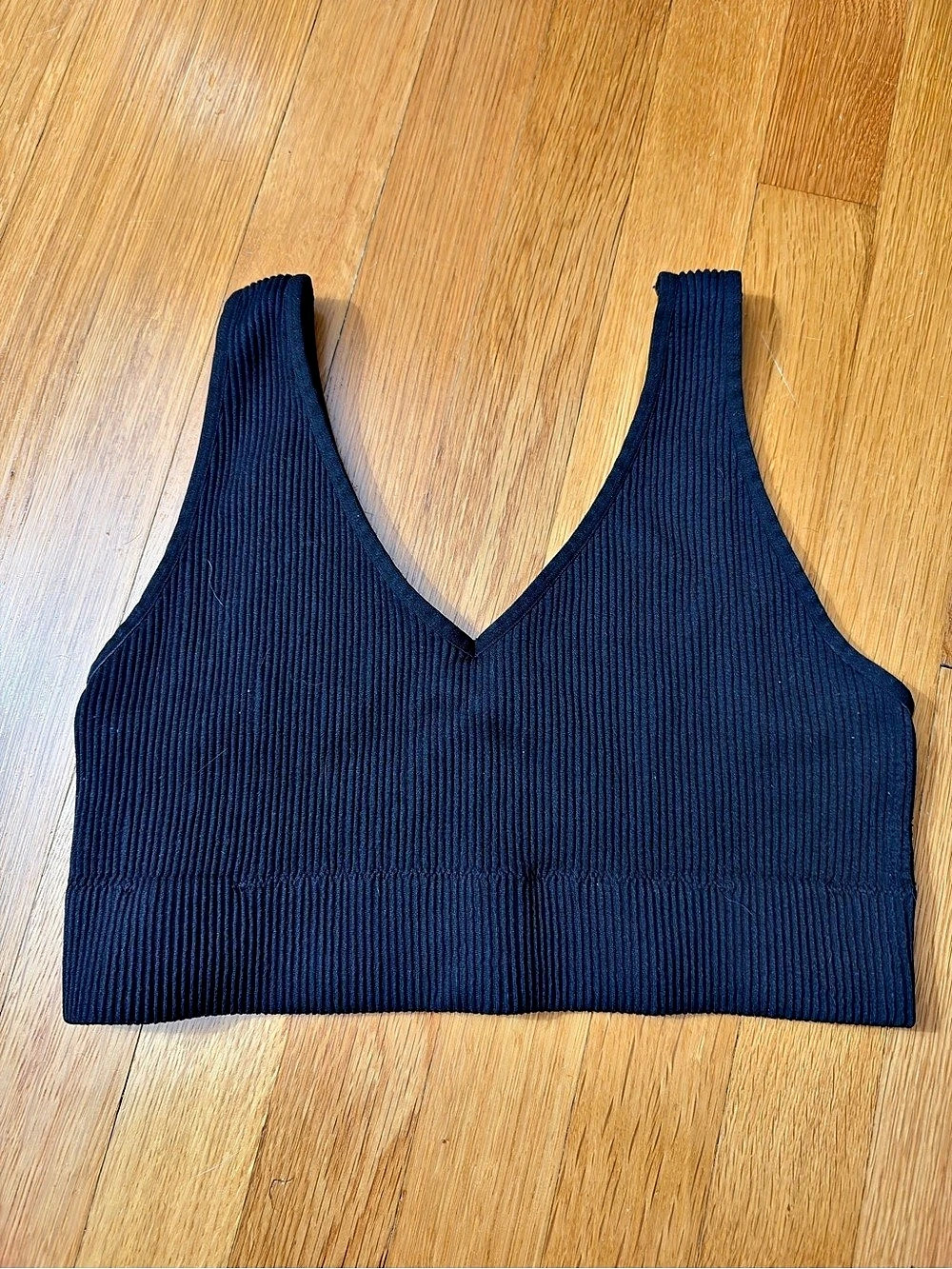 Aerie Superchill Ribbed Bralette Size XL